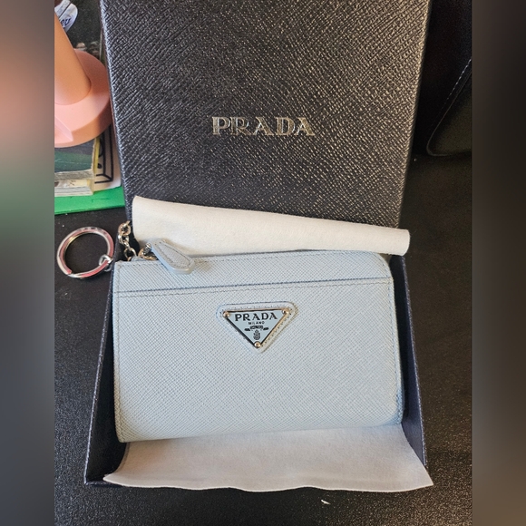 PRADA Saffiano keychain wallet - Picture 9 of 13